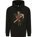 Sagittarius Steampunk Woman Zodiac Childrens Kids Hoodie Black