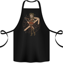 Sagittarius Steampunk Woman Zodiac Cotton Apron 100% Organic Black