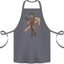 Sagittarius Steampunk Woman Zodiac Cotton Apron 100% Organic Steel