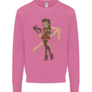 Sagittarius Steampunk Woman Zodiac Mens Sweatshirt Jumper Azalea