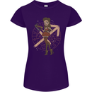 Sagittarius Steampunk Woman Zodiac Womens Petite Cut T-Shirt Purple