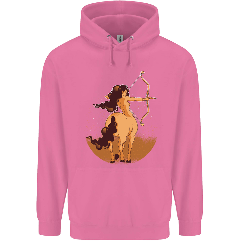 Sagittarius Woman Zodiac Star Sign Childrens Kids Hoodie Azalea