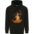 Sagittarius Woman Zodiac Star Sign Childrens Kids Hoodie Black