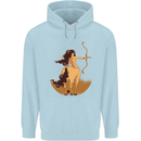 Sagittarius Woman Zodiac Star Sign Childrens Kids Hoodie Light Blue