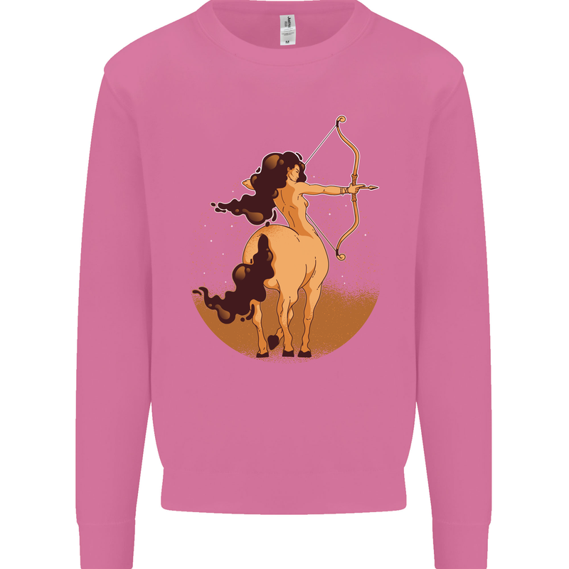 Sagittarius Woman Zodiac Star Sign Mens Sweatshirt Jumper Azalea