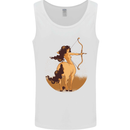 Sagittarius Woman Zodiac Star Sign Mens Vest Tank Top White