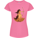 Sagittarius Woman Zodiac Star Sign Womens Petite Cut T-Shirt Azalea