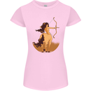Sagittarius Woman Zodiac Star Sign Womens Petite Cut T-Shirt Light Pink