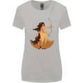 Sagittarius Woman Zodiac Star Sign Womens Wider Cut T-Shirt Sports Grey
