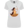 Sagittarius Woman Zodiac Star Sign Womens Wider Cut T-Shirt White