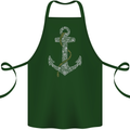 Sailing Anchor Sailor Boat Captain Ship Cotton Apron 100% Organic Forest Green