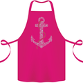 Sailing Anchor Sailor Boat Captain Ship Cotton Apron 100% Organic Pink