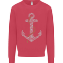 Sailing Anchor Sailor Boat Captain Ship Kids Sweatshirt Jumper Heliconia