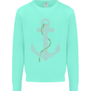 Sailing Anchor Sailor Boat Captain Ship Mens Sweatshirt Jumper Peppermint