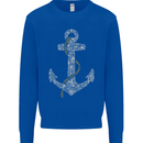 Sailing Anchor Sailor Boat Captain Ship Mens Sweatshirt Jumper Royal Blue