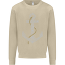 Sailing Anchor Sailor Boat Captain Ship Mens Sweatshirt Jumper Sand