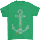 Sailing Anchor Sailor Boat Captain Ship Mens T-Shirt Cotton Gildan Irish Green