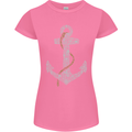 Sailing Anchor Sailor Boat Captain Ship Womens Petite Cut T-Shirt Azalea