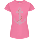 Sailing Anchor Sailor Boat Captain Ship Womens Petite Cut T-Shirt Azalea