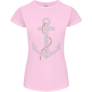 Sailing Anchor Sailor Boat Captain Ship Womens Petite Cut T-Shirt Light Pink
