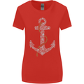 Sailing Anchor Sailor Boat Captain Ship Womens Wider Cut T-Shirt Red