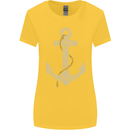 Sailing Anchor Sailor Boat Captain Ship Womens Wider Cut T-Shirt Yellow