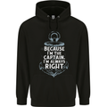 Sailing Captain Narrow Boat Barge Sailor Childrens Kids Hoodie Black