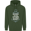 Sailing Captain Narrow Boat Barge Sailor Childrens Kids Hoodie Forest Green