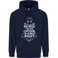 Sailing Captain Narrow Boat Barge Sailor Childrens Kids Hoodie Navy Blue