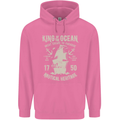 Sailing King of the Ocean Sailor Boat Mens 80% Cotton Hoodie Azelea