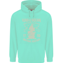 Sailing King of the Ocean Sailor Boat Mens 80% Cotton Hoodie Peppermint