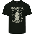 Sailing King of the Ocean Sailor Boat Mens Cotton T-Shirt Tee Top Black