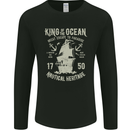 Sailing King of the Ocean Sailor Boat Mens Long Sleeve T-Shirt Black