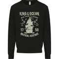 Sailing King of the Ocean Sailor Boat Mens Sweatshirt Jumper Black