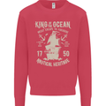 Sailing King of the Ocean Sailor Boat Mens Sweatshirt Jumper Heliconia