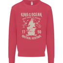 Sailing King of the Ocean Sailor Boat Mens Sweatshirt Jumper Heliconia