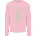 Sailing King of the Ocean Sailor Boat Mens Sweatshirt Jumper Light Pink