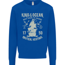 Sailing King of the Ocean Sailor Boat Mens Sweatshirt Jumper Royal Blue
