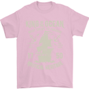 Sailing King of the Ocean Sailor Boat Mens T-Shirt Cotton Gildan Light Pink