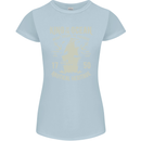 Sailing King of the Ocean Sailor Boat Womens Petite Cut T-Shirt Light Blue