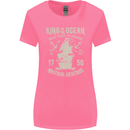 Sailing King of the Ocean Sailor Boat Womens Wider Cut T-Shirt Azalea