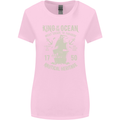 Sailing King of the Ocean Sailor Boat Womens Wider Cut T-Shirt Light Pink