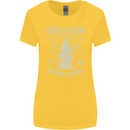 Sailing King of the Ocean Sailor Boat Womens Wider Cut T-Shirt Yellow