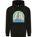 Sailing My Escape From Reality Sailor Childrens Kids Hoodie Black