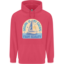 Sailing My Escape From Reality Sailor Childrens Kids Hoodie Heliconia