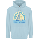 Sailing My Escape From Reality Sailor Childrens Kids Hoodie Light Blue