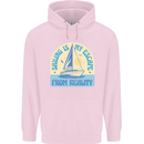 Sailing My Escape From Reality Sailor Childrens Kids Hoodie Light Pink