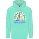Sailing My Escape From Reality Sailor Childrens Kids Hoodie Peppermint