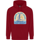 Sailing My Escape From Reality Sailor Childrens Kids Hoodie Red