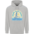 Sailing My Escape From Reality Sailor Childrens Kids Hoodie Sports Grey